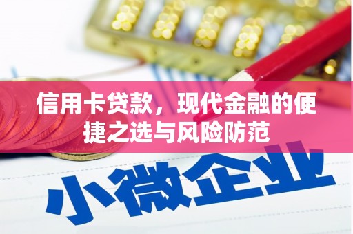锡林郭勒信用卡贷款，现代金融的便捷之选与风险防范