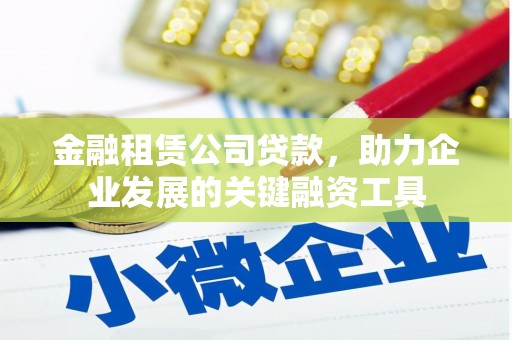 锡林郭勒金融租赁公司贷款，助力企业发展的关键融资工具