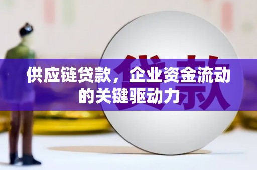 锡林郭勒供应链贷款，企业资金流动的关键驱动力