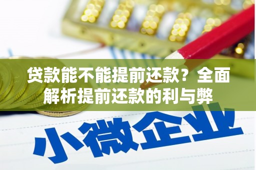 锡林郭勒贷款能不能提前还款？全面解析提前还款的利与弊