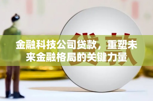 锡林郭勒金融科技公司贷款，重塑未来金融格局的关键力量