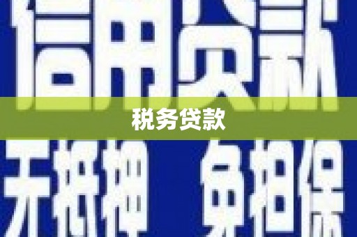锡林郭勒税务贷款
