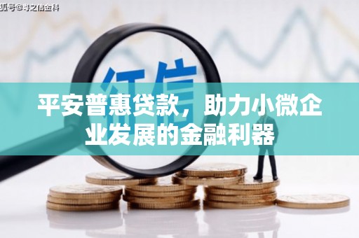 锡林郭勒平安普惠贷款，助力小微企业发展的金融利器