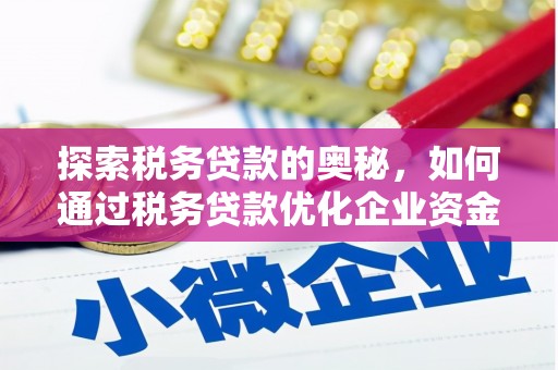 锡林郭勒探索税务贷款的奥秘，如何通过税务贷款优化企业资金流