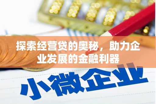 锡林郭勒探索经营贷的奥秘，助力企业发展的金融利器