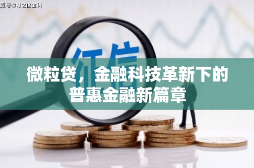 锡林郭勒微粒贷，金融科技革新下的普惠金融新篇章