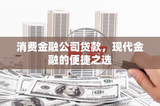 锡林郭勒消费金融公司贷款，现代金融的便捷之选