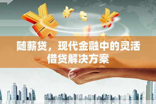 锡林郭勒随薪贷，现代金融中的灵活借贷解决方案