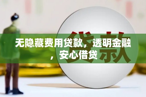 锡林郭勒无隐藏费用贷款，透明金融，安心借贷