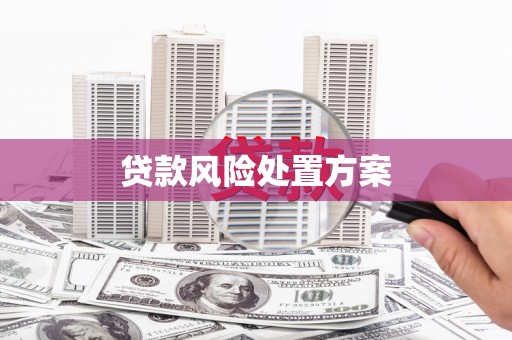 锡林郭勒贷款风险处置方案