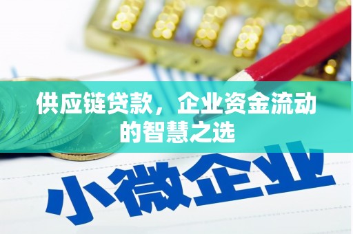 锡林郭勒供应链贷款，企业资金流动的智慧之选