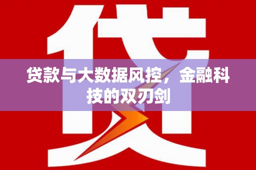 锡林郭勒贷款与大数据风控，金融科技的双刃剑