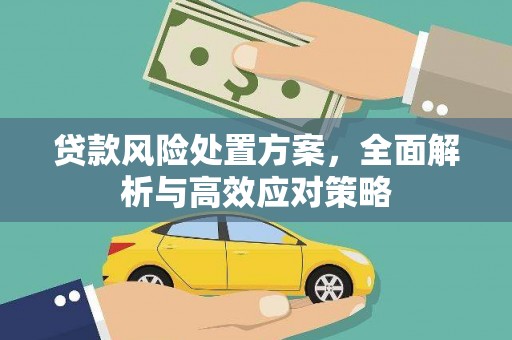 锡林郭勒贷款风险处置方案，全面解析与高效应对策略