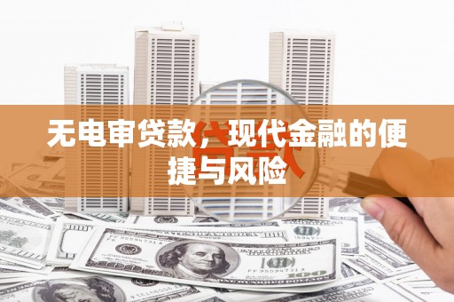 锡林郭勒无电审贷款，现代金融的便捷与风险