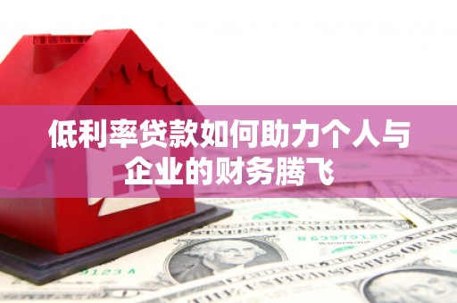 锡林郭勒低利率贷款如何助力个人与企业的财务腾飞