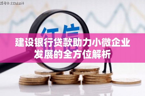 锡林郭勒建设银行贷款助力小微企业发展的全方位解析