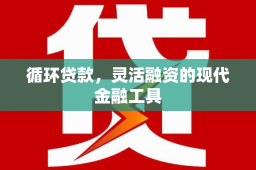 锡林郭勒循环贷款，灵活融资的现代金融工具
